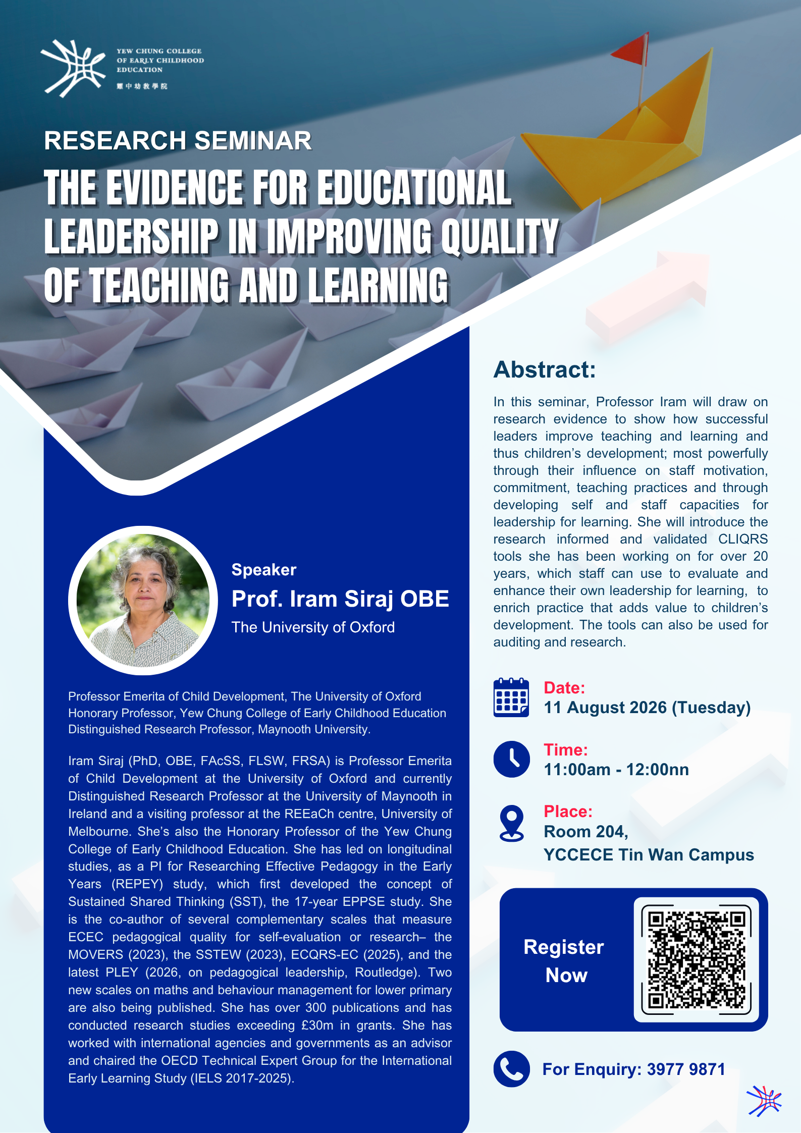 The Evidence for Educational Leadership in Improving Quality of Teaching and Learning