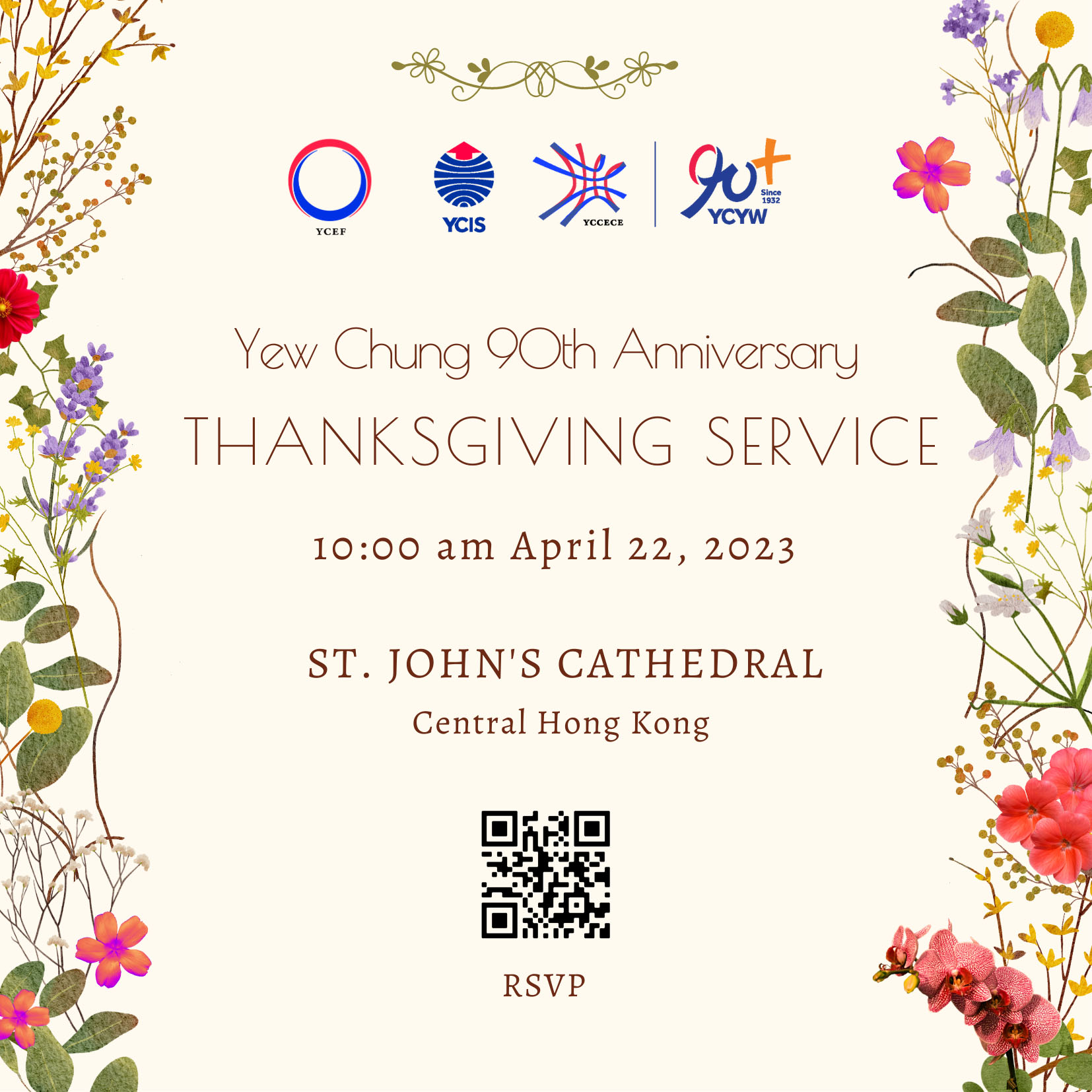 Yew Chung 90th Anniversary Thanksgiving Service