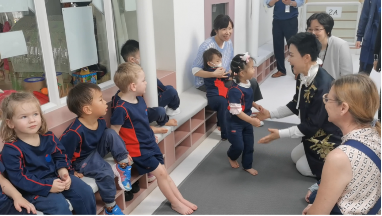 Madam Li interacted with ECE students  during her recent visit to YCIS Hong Kong